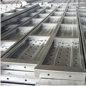 Korean type steel scaffolding plank metal board for project